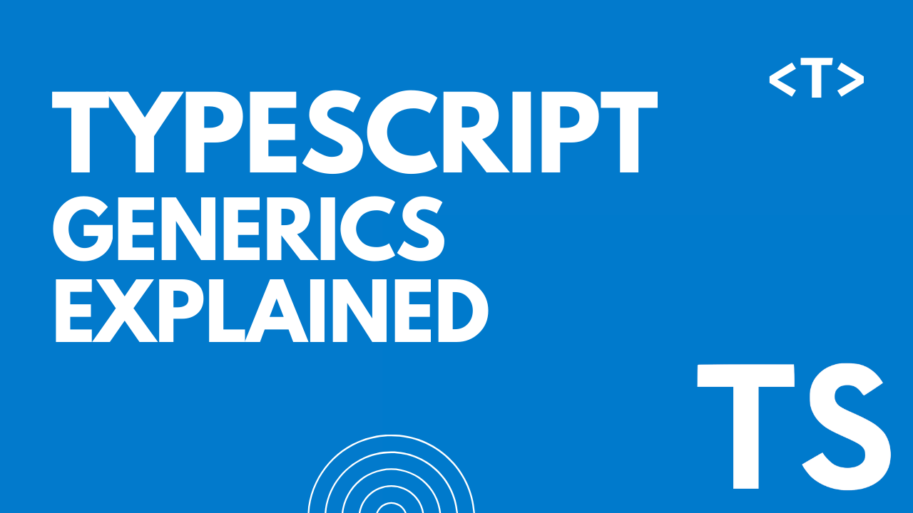 Typescript Generics explained easily in Cules Coding by @thatanjan